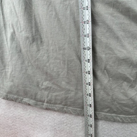 Zara Lagenlook Smock Shirt Dress Womens SMALL Oversized Gray Kaftan Midi - Picture 14 of 16